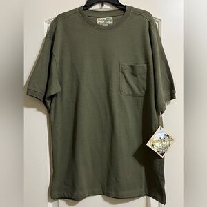 NWT Havana Jack’s Cafe Men’s Olive Green Crewneck Tropical Breeze T-Shirt M
